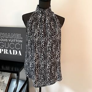 Kenneth Cole Sleeveless Silk Blouse